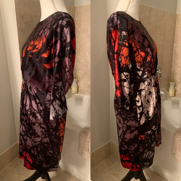 Tibi Silk Abstract Dress - Picture 2 of 5